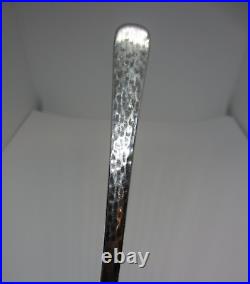 6 Teaspoons Oneida MARTELE Stainless USA Hammered 6 Cutlery Flatware T Spoons