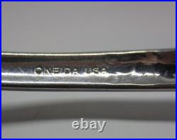 6 Teaspoons Oneida MARTELE Stainless USA Hammered 6 Cutlery Flatware T Spoons
