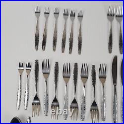 60 Piece Lot Oneida Northland Stainless Steel Korea Flatware Serveware Utensils