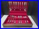 60 pcs. Oneida Ltd Deluxe Folk Art Country Medley Stainless Flatware Set Serv 12