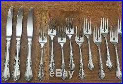 60pc for 12 MANSFIELD AMADEUS Oneida Rogers Stainless Flatware fork spoon knife
