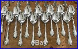 60pc for 12 MANSFIELD AMADEUS Oneida Rogers Stainless Flatware fork spoon knife