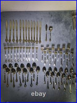 61 Pc. Set Oneida Tribeca Stainless Flatware, Beautiful