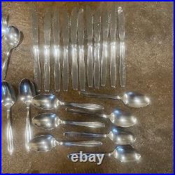 62 x Oneidacraft Oneida VALLARTA Stainless Flatware Forks Spoons Knives