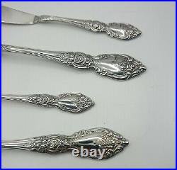 63 Pc ONEIDA WORDSWORTH Stainless Flatware Service Set for 12 + 4 Serving pieces