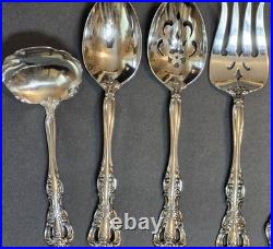 63 Pieces Oneida Cube Stainless Flatware Set Michelangelo Pattern VGUC