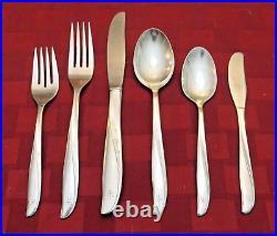 63 Pieces Oneida Twin Star Community Stainless Flatware MULTIPLE SERVING PIECES