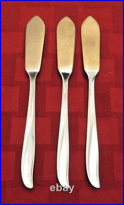 63 Pieces Oneida Twin Star Community Stainless Flatware MULTIPLE SERVING PIECES