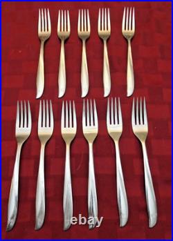 63 Pieces Oneida Twin Star Community Stainless Flatware MULTIPLE SERVING PIECES