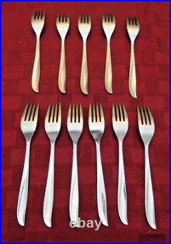 63 Pieces Oneida Twin Star Community Stainless Flatware MULTIPLE SERVING PIECES