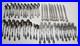 63 Pieces Oneida USA Arbor Rose True Rose Stainless Flatware