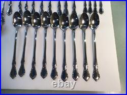 64pc. Distinction Deluxe MANSION HALL Oneida Stainless Steel Flatware
