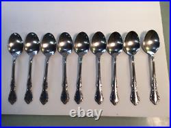 64pc. Distinction Deluxe MANSION HALL Oneida Stainless Steel Flatware