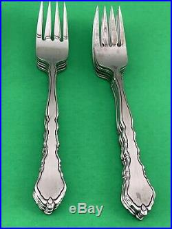 65 PC Oneida Community SATINIQUE Stainless Flatware Service 12 + Serving -Fork