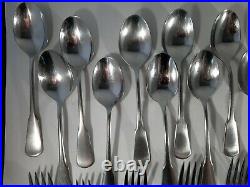 65 Pc. Mixed Lot Colonial Boston Minute Man Oneida Stainless Flatware Spoon Fork