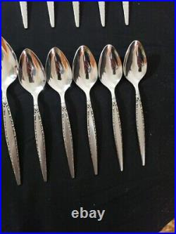 65 Pc Set Community Venetia By Oneida Silver Stainless Flatware Silverware