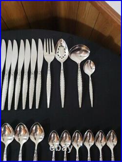 65 Pc Set Community Venetia By Oneida Silver Stainless Flatware Silverware