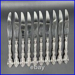 65 Pcs Serves 10 Oneida MICHELANGELO Cube Stainless 5 Hostess with Tea Spoons