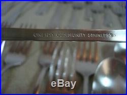 66 PC SERVICE FOR 12 Oneida Community PATRICK HENRY Stainless Flatware EXC. #A