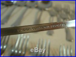 66 PC SERVICE FOR 12 Oneida Community PATRICK HENRY Stainless Flatware EXC. #W