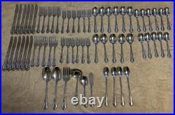 66 Pcs Oneida OneidaCraft Deluxe CHATEAU Stainless Flatware And Serve ware