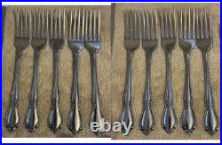 66 Pcs Oneida OneidaCraft Deluxe CHATEAU Stainless Flatware And Serve ware
