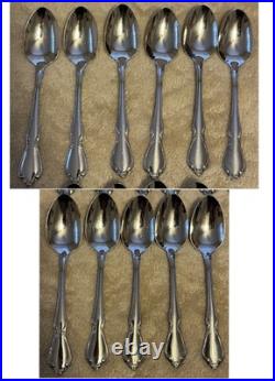 66 Pcs Oneida OneidaCraft Deluxe CHATEAU Stainless Flatware And Serve ware