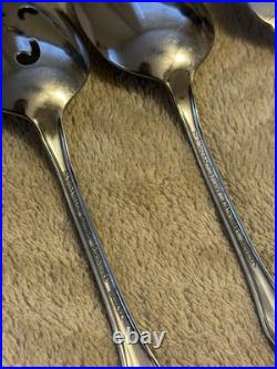 66 Pcs Oneida OneidaCraft Deluxe CHATEAU Stainless Flatware And Serve ware