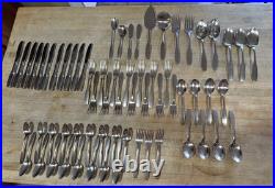 66 pcs Oneida Community Stainless PAUL REVERE Forks, Spoons, Knives, Serving Pcs