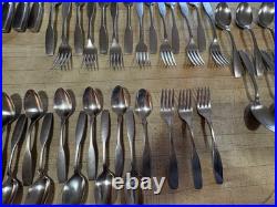66 pcs Oneida Community Stainless PAUL REVERE Forks, Spoons, Knives, Serving Pcs 66 pcs Oneida Community Stainless PAUL REVERE Forks, Spoons, Knives, Serving Pcs