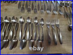 66 pcs Oneida Community Stainless PAUL REVERE Forks, Spoons, Knives, Serving Pcs