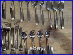 66 pcs Oneida Community Stainless PAUL REVERE Forks, Spoons, Knives, Serving Pcs