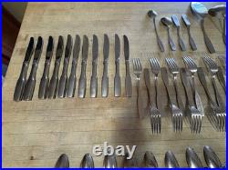 66 pcs Oneida Community Stainless PAUL REVERE Forks, Spoons, Knives, Serving Pcs 66 pcs Oneida Community Stainless PAUL REVERE Forks, Spoons, Knives, Serving Pcs