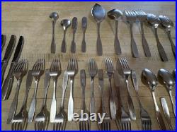 66 pcs Oneida Community Stainless PAUL REVERE Forks, Spoons, Knives, Serving Pcs