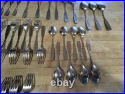 66 pcs Oneida Community Stainless PAUL REVERE Forks, Spoons, Knives, Serving Pcs