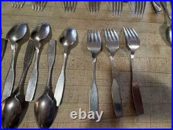 66 pcs Oneida Community Stainless PAUL REVERE Forks, Spoons, Knives, Serving Pcs