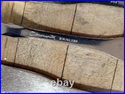 66 pcs Oneida Community Stainless PAUL REVERE Forks, Spoons, Knives, Serving Pcs