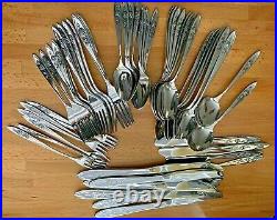 67 Pc ONEIDA Betty Crocker Community Stainless MY ROSE Service For 8 + Serving