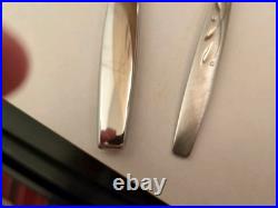 67 Pc Onieda Will O' Wisp Stainless Flatware Set For 12 + Heirloom Cube Mark