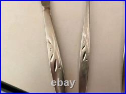 67 Pc Onieda Will O' Wisp Stainless Flatware Set For 12 + Heirloom Cube Mark
