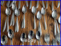 67 Pcs Oneida Twin Star Community Stainless Vtg Betty Crocker Flatware