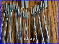 67 Pcs Oneida Twin Star Community Stainless Vtg Betty Crocker Flatware