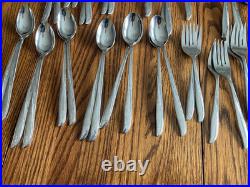 67 Pcs Oneida Twin Star Community Stainless Vtg Betty Crocker Flatware