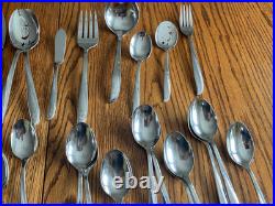 67 Pcs Oneida Twin Star Community Stainless Vtg Betty Crocker Flatware