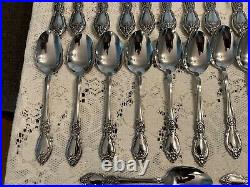 69 Pcs Oneida Community Plantation Stainless Flatware Missing 1 Salad Fork