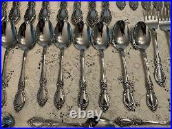 69 Pcs Oneida Community Plantation Stainless Flatware Missing 1 Salad Fork