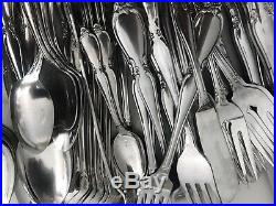 69 pc Set Oneida CHATELAINE Community Stainless Flatware Spoon Fork Knife serve