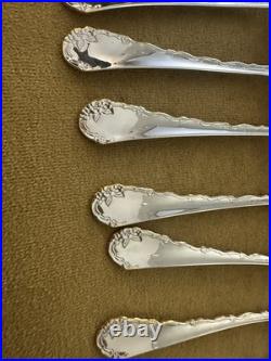 (7) DINNER FORKS Oneida Community GOLDEN BELLE ROSE Stainless Flatware