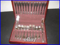 70 Pc Set Of Oneida Classic Shell Heirloom Cube Mark Stainless Flatware For 12
