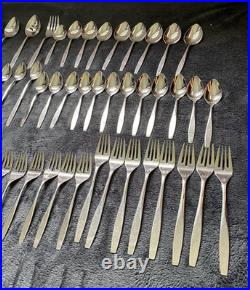 71 Pc Vintage Oneida LTD Stainless Flatware Set USA Silverware Lot 71 Pc Vintage Oneida LTD Stainless Flatware Set USA Silverware Lot